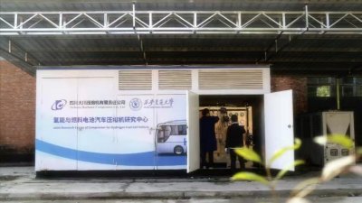 国内首套加氢站用90MPa液驱活塞氢气压缩机研制成功